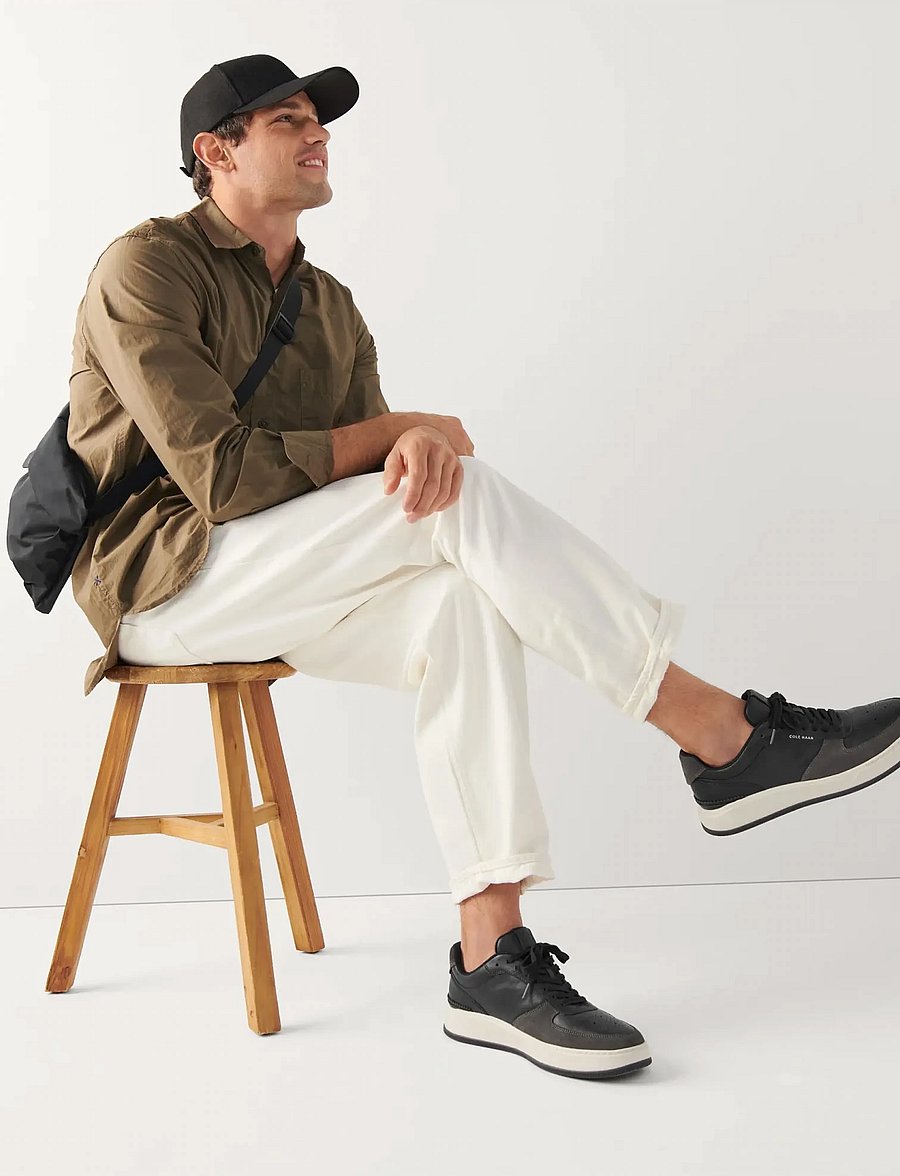 Cole Haan - GRANDPRO CROSSOVER SNEAKER - matalavartiset tennarit - black/dark pavement/ivory - 0