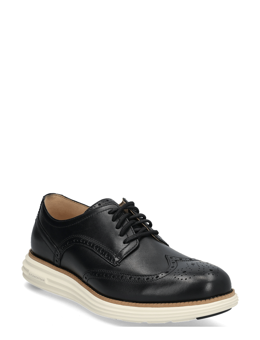 Cole Haan - ORIGINALGRAND REMASTERED WINGTIP - brogues - black/ivory - 0