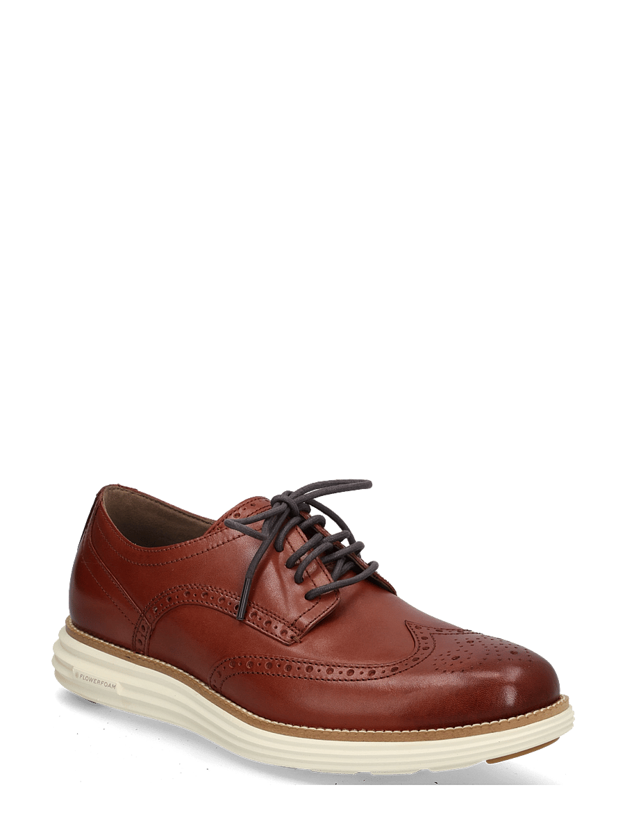 Cole Haan - ORIGINALGRAND REMASTERED WINGTIP - brogues - woodbury/ivory - 0