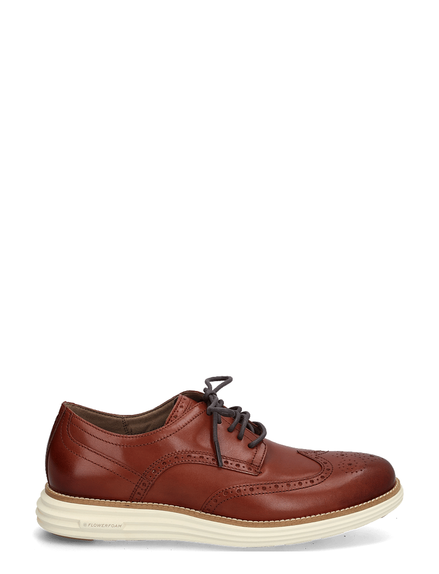 Cole Haan - ORIGINALGRAND REMASTERED WINGTIP - brogues - woodbury/ivory - 2