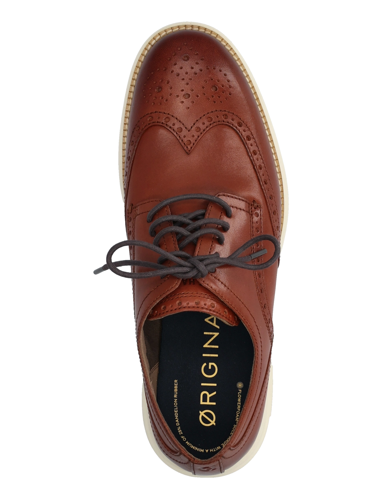 Cole Haan - ORIGINALGRAND REMASTERED WINGTIP - brogues - woodbury/ivory - 3