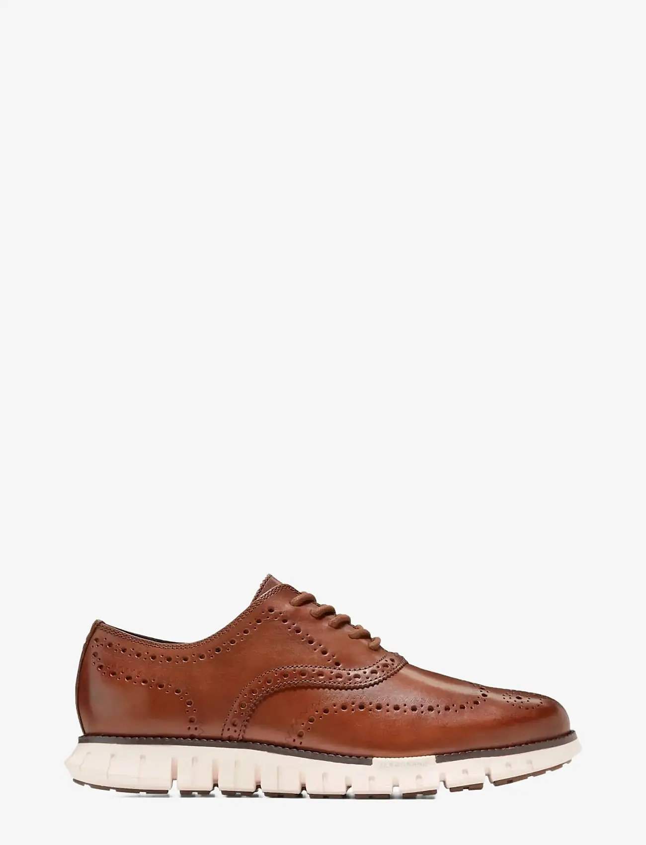 Cole Haan - ZEROGRAND REMASTERED WINGTIP OXFORD - brogues - ch british tan/ivory - 1