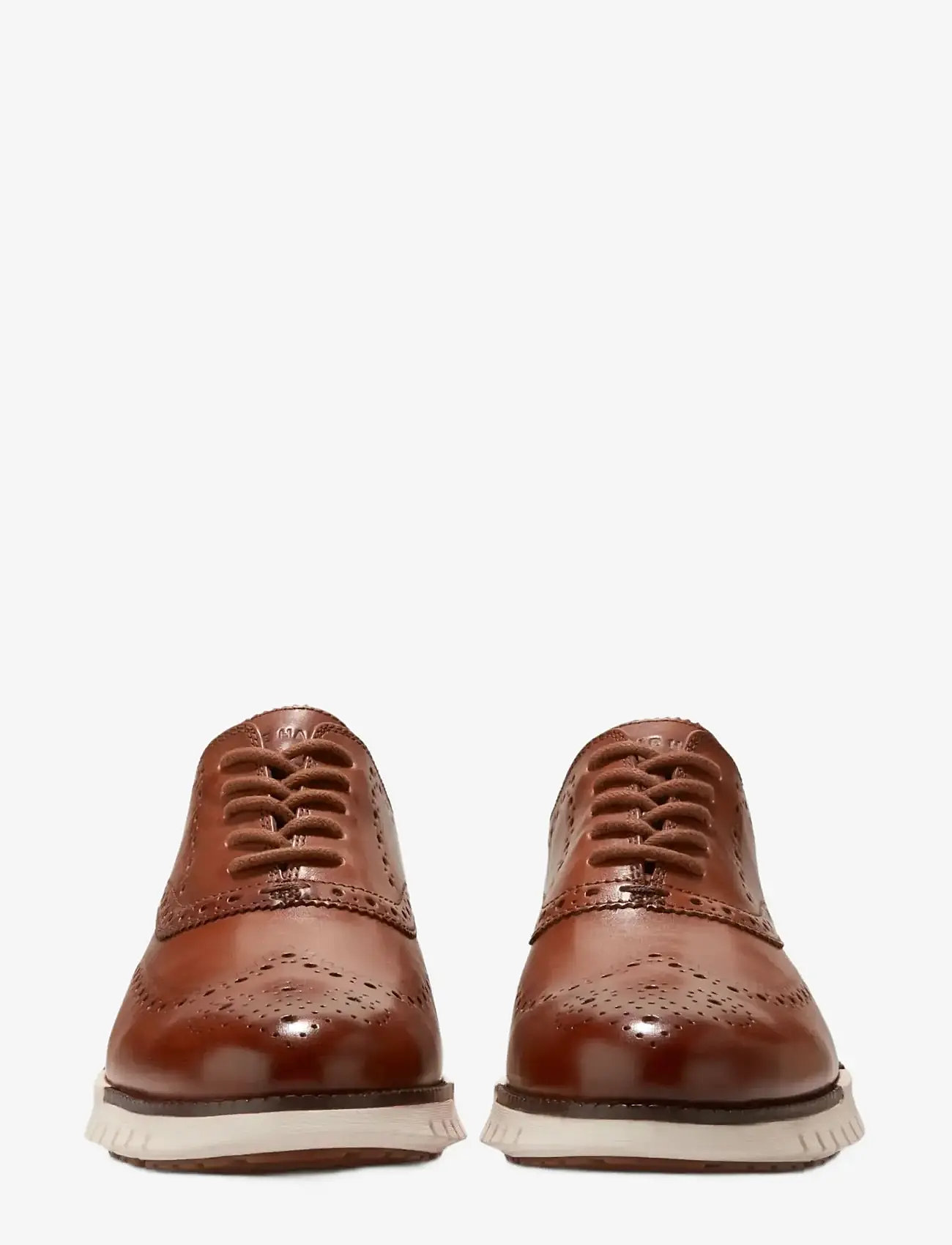 Cole Haan - ZEROGRAND REMASTERED WINGTIP OXFORD - brogues - ch british tan/ivory - 3