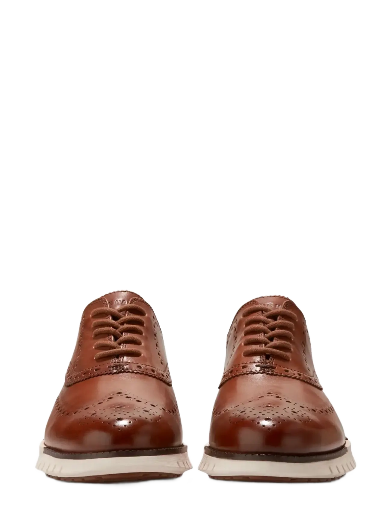 Cole Haan - ZEROGRAND REMASTERED WINGTIP OXFORD - brogues - ch british tan/ivory - 3