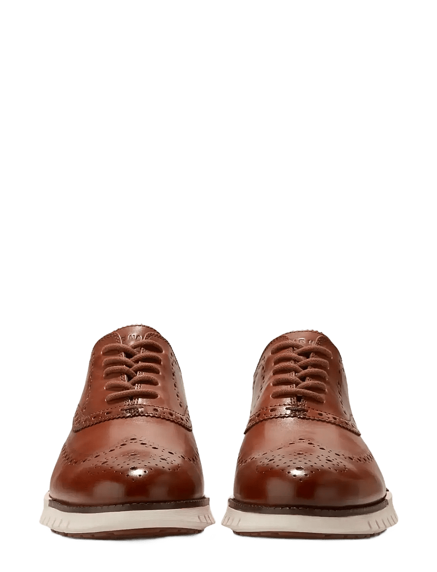 Cole Haan - ZEROGRAND REMASTERED WINGTIP OXFORD - brogues - ch british tan/ivory - 3