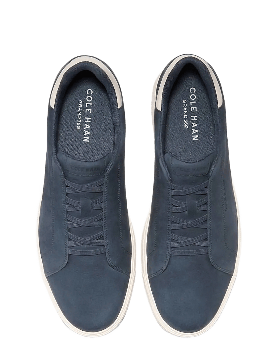 Cole Haan - GRANDPRO LUXE SLIP-ON SNEAKERS - baskets slip-ons - navy blazer nubuck / ivory - 3