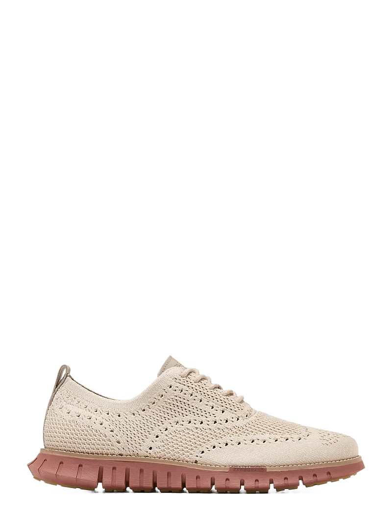 Cole Haan - ZEROGRAND REMASTERED STITCHLITE WINGTIP - lágir strigaskór - oxford tan / angora / ch dk sequoia - 0
