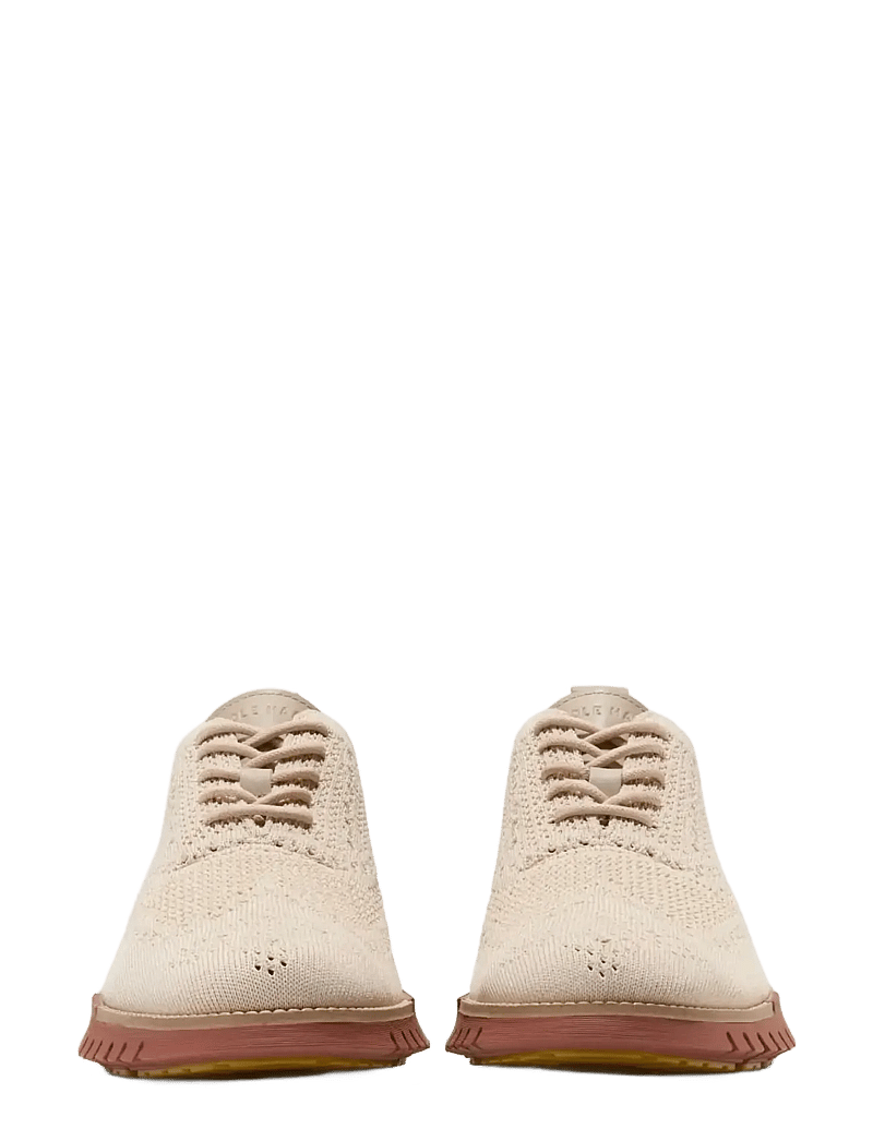 Cole Haan - ZEROGRAND REMASTERED STITCHLITE WINGTIP - lágir strigaskór - oxford tan / angora / ch dk sequoia - 2