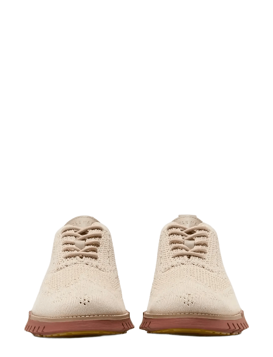 Cole Haan - ZEROGRAND REMASTERED STITCHLITE WINGTIP - lágir strigaskór - oxford tan / angora / ch dk sequoia - 2