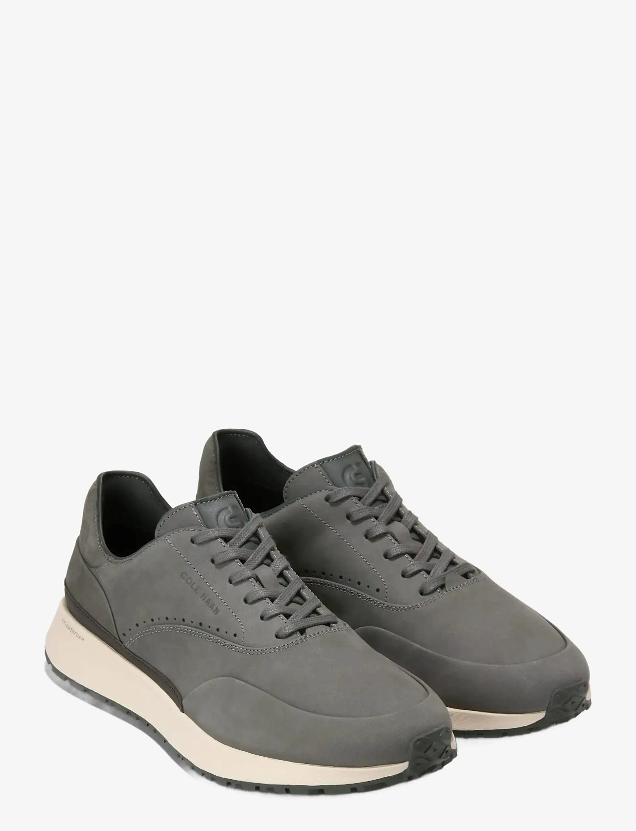 Cole Haan - GRANDPRO LUXE LEWIS SNEAKERS - low tops - castlerock nubuck / raven / angora - 1