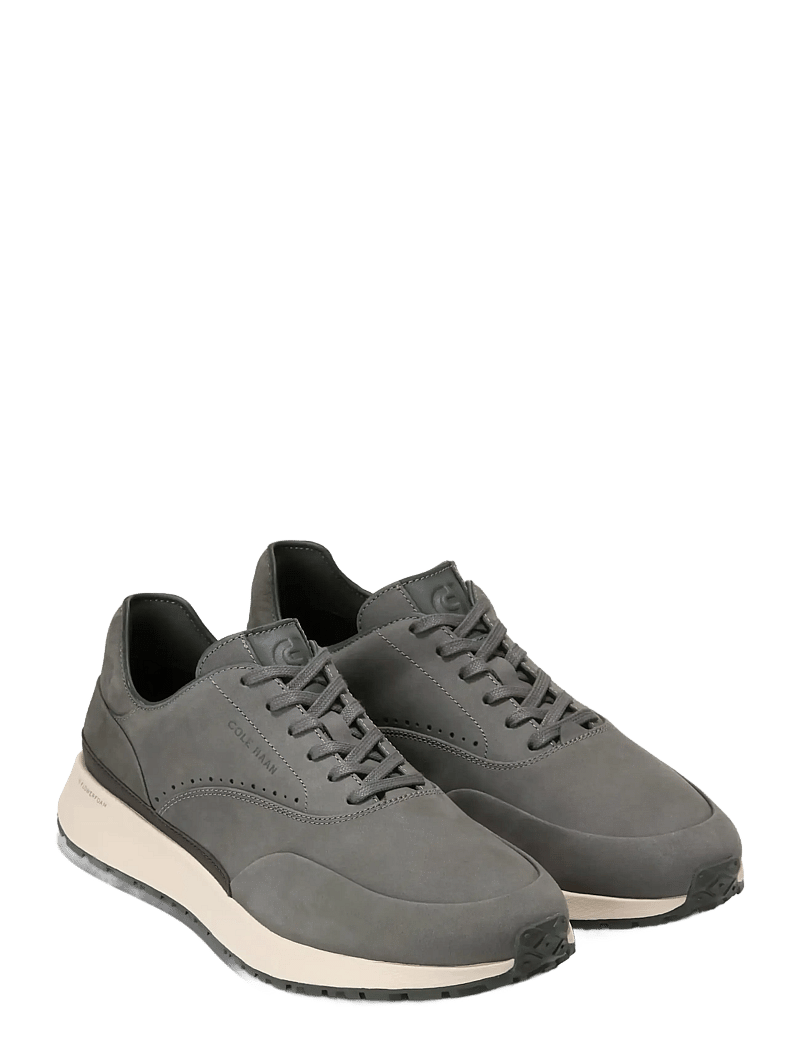 Cole Haan - GRANDPRO LUXE LEWIS SNEAKERS - low tops - castlerock nubuck / raven / angora - 1