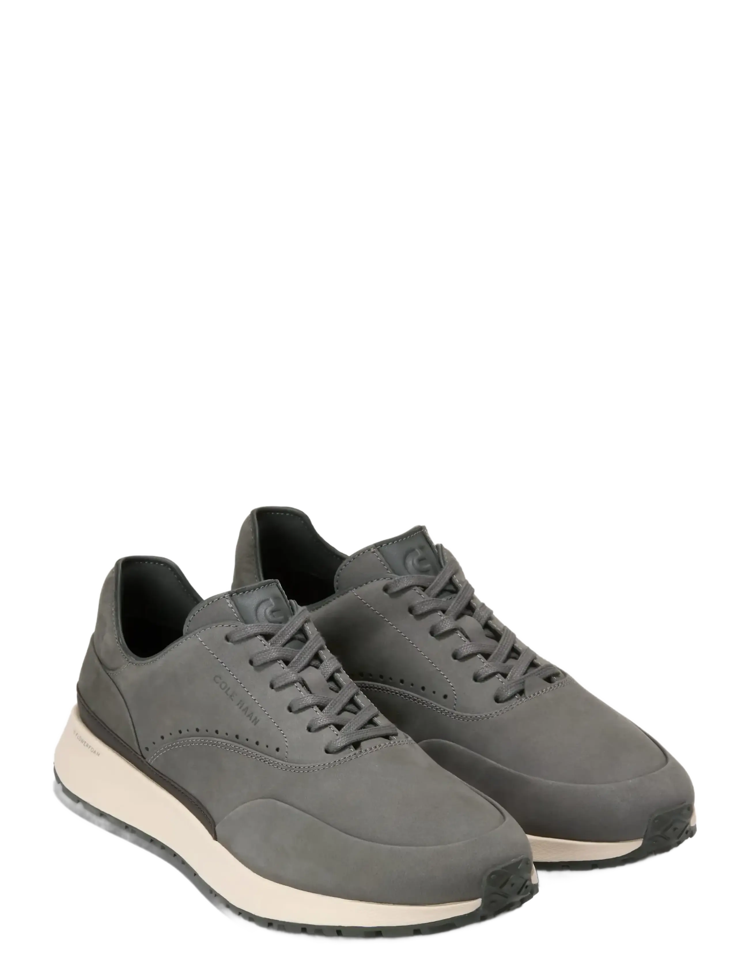 Cole Haan - GRANDPRO LUXE LEWIS SNEAKERS - lave sneakers - castlerock nubuck / raven / angora - 1