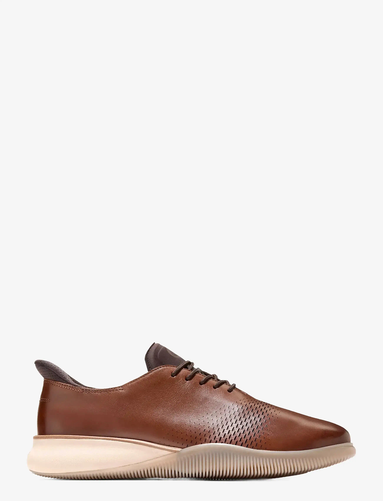 Cole Haan - 6.ZEROGRAND LASER QUICK-ON OXFORDS - oxford sko - ch woodbury / ch dk chocolate / angora - 1