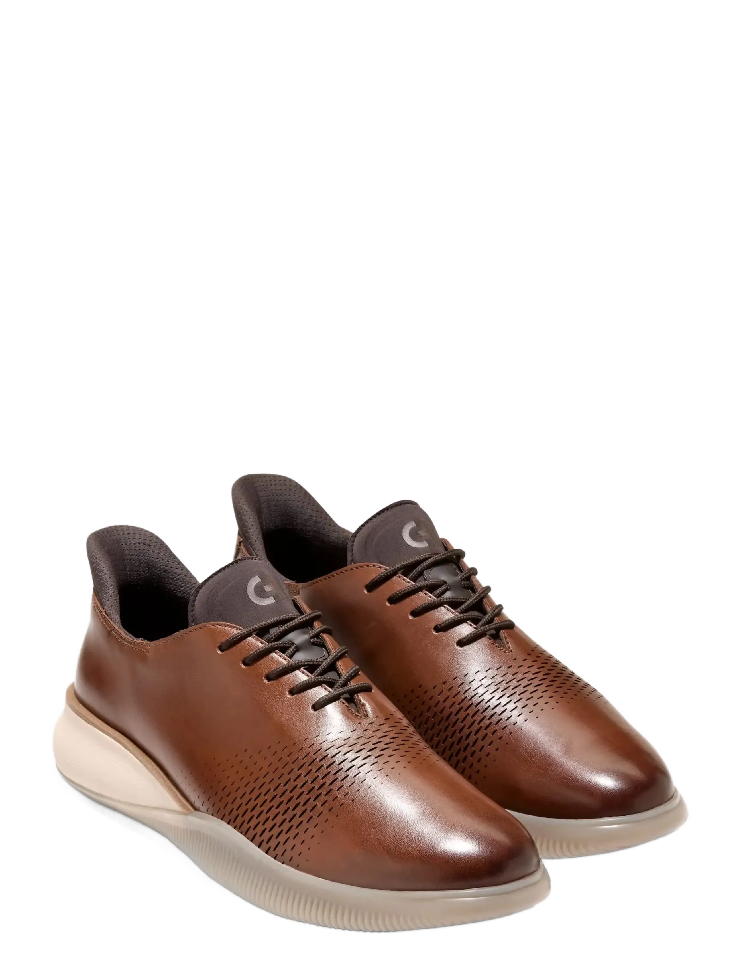 Cole Haan - 6.ZEROGRAND LASER QUICK-ON OXFORDS - oxford-schuhe - ch woodbury / ch dk chocolate / angora - 2