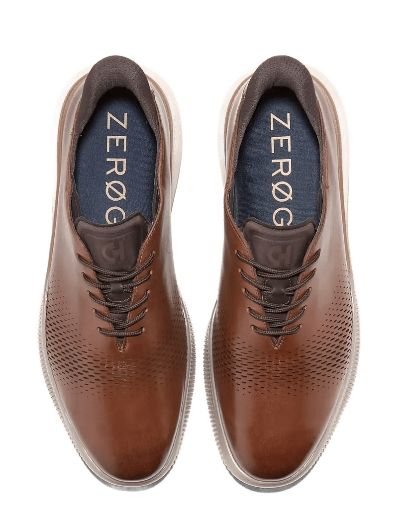 Cole Haan - 6.ZEROGRAND LASER QUICK-ON OXFORDS - oxford sko - ch woodbury / ch dk chocolate / angora - 3