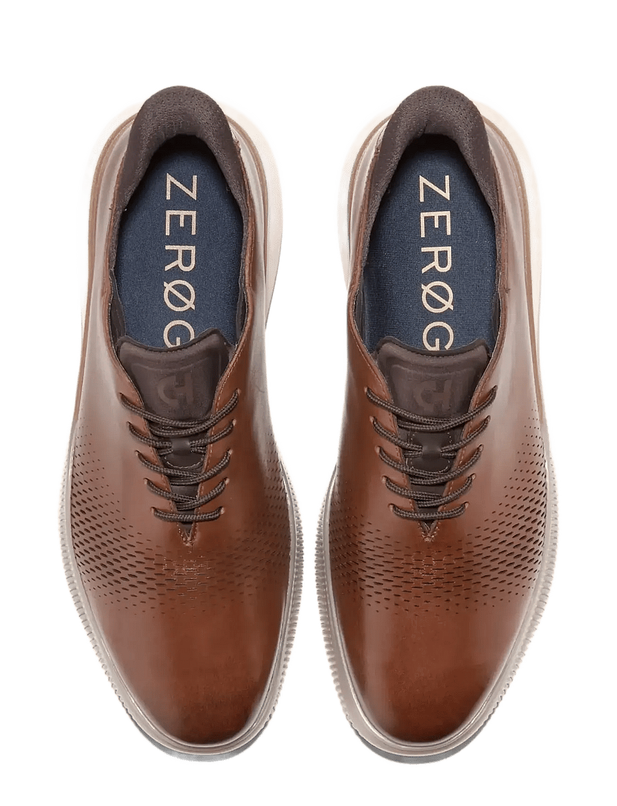 Cole Haan - 6.ZEROGRAND LASER QUICK-ON OXFORDS - veterschoenen - ch woodbury / ch dk chocolate / angora - 3