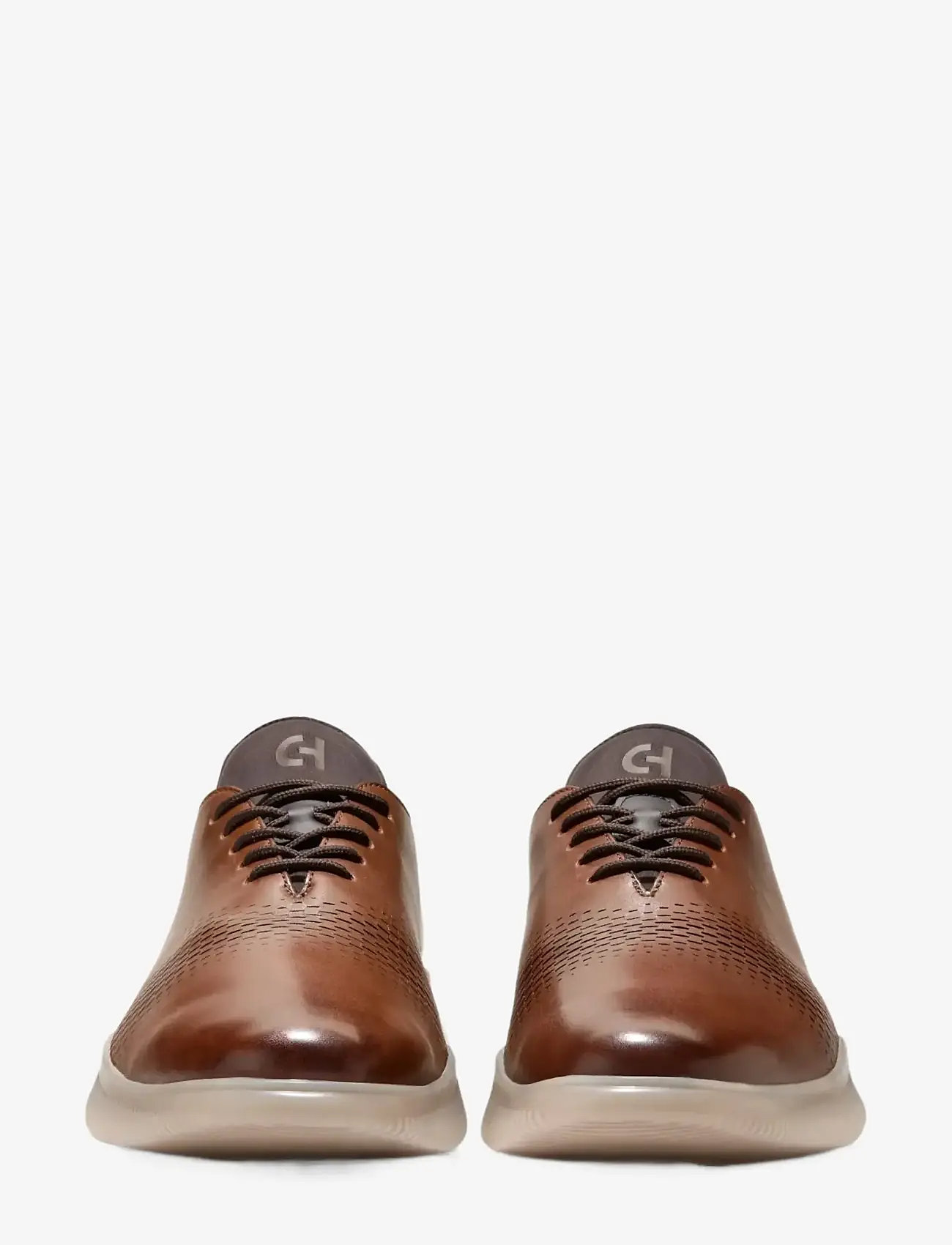 Cole Haan - 6.ZEROGRAND LASER QUICK-ON OXFORDS - oxford sko - ch woodbury / ch dk chocolate / angora - 5