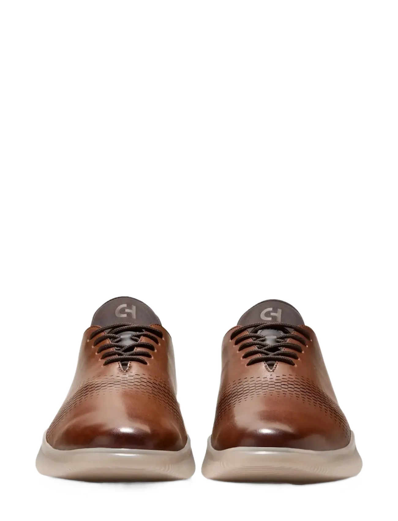 Cole Haan - 6.ZEROGRAND LASER QUICK-ON OXFORDS - veterschoenen - ch woodbury / ch dk chocolate / angora - 5