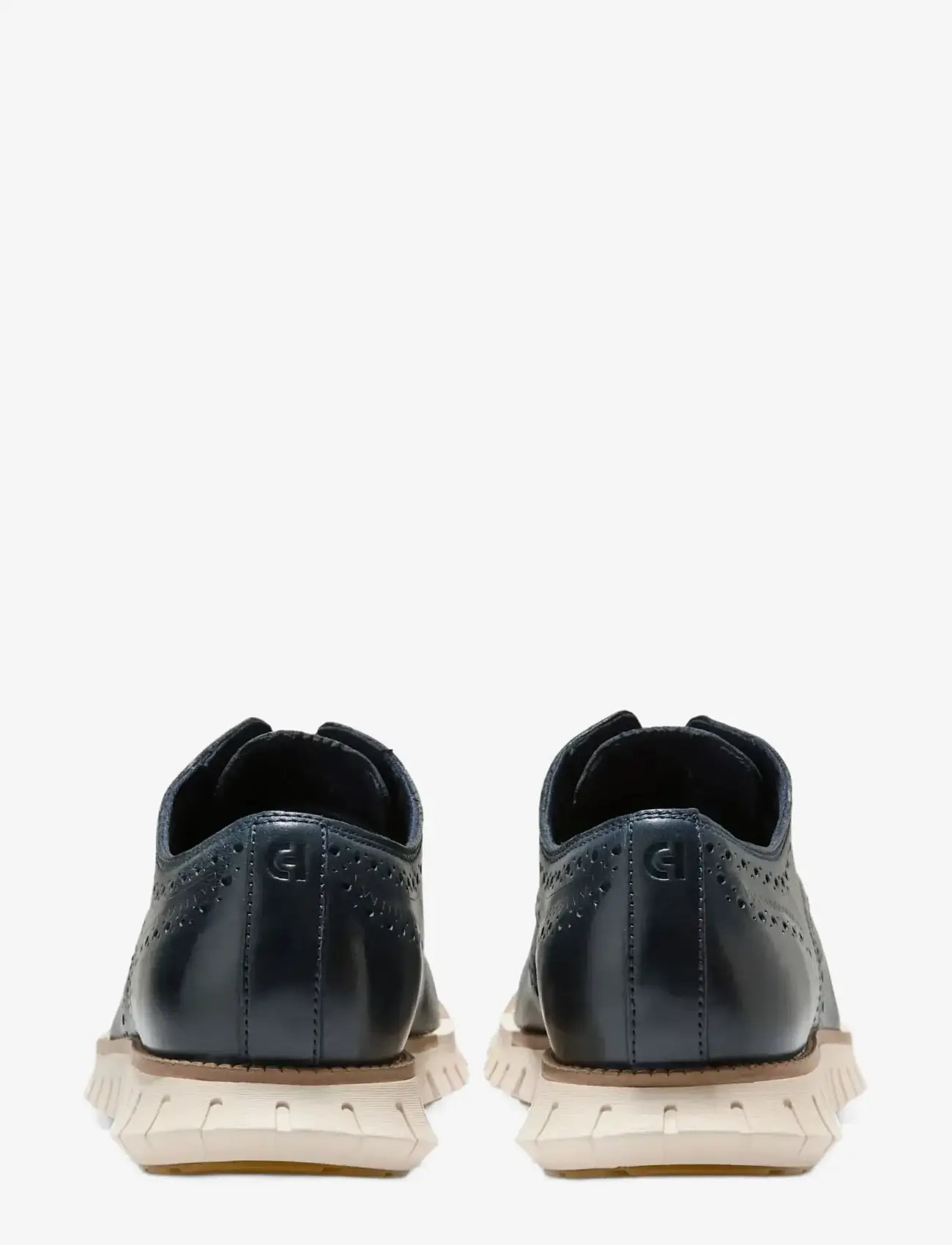 Cole Haan - ZEROGRAND REMASTERED WINGTIP OXFORD - brogue-kingad - navy blazer / natural / angora - 5