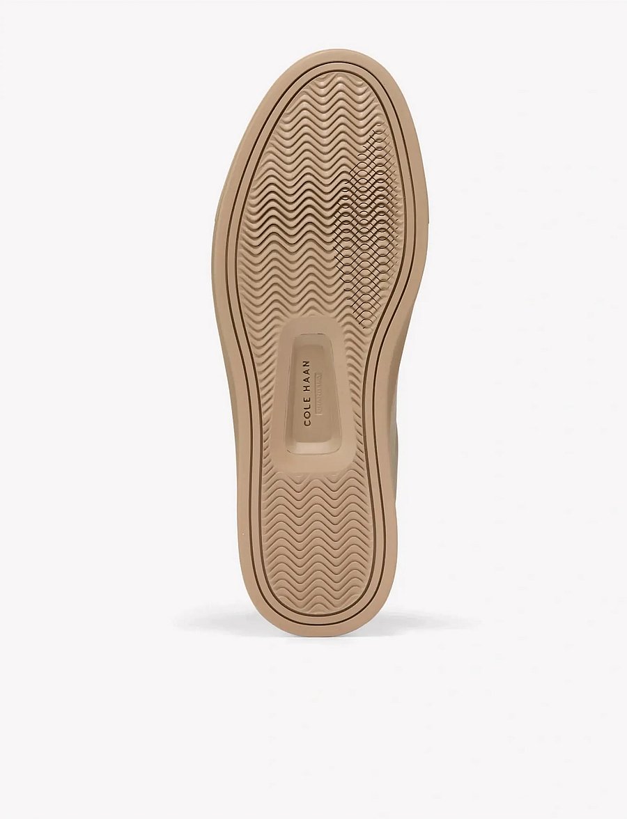 Cole Haan - GRANDPRO LUXE SLIP-ON SNEAKERS - baskets slip-ons - ch dk latte nubuck / ch dk latte - 4
