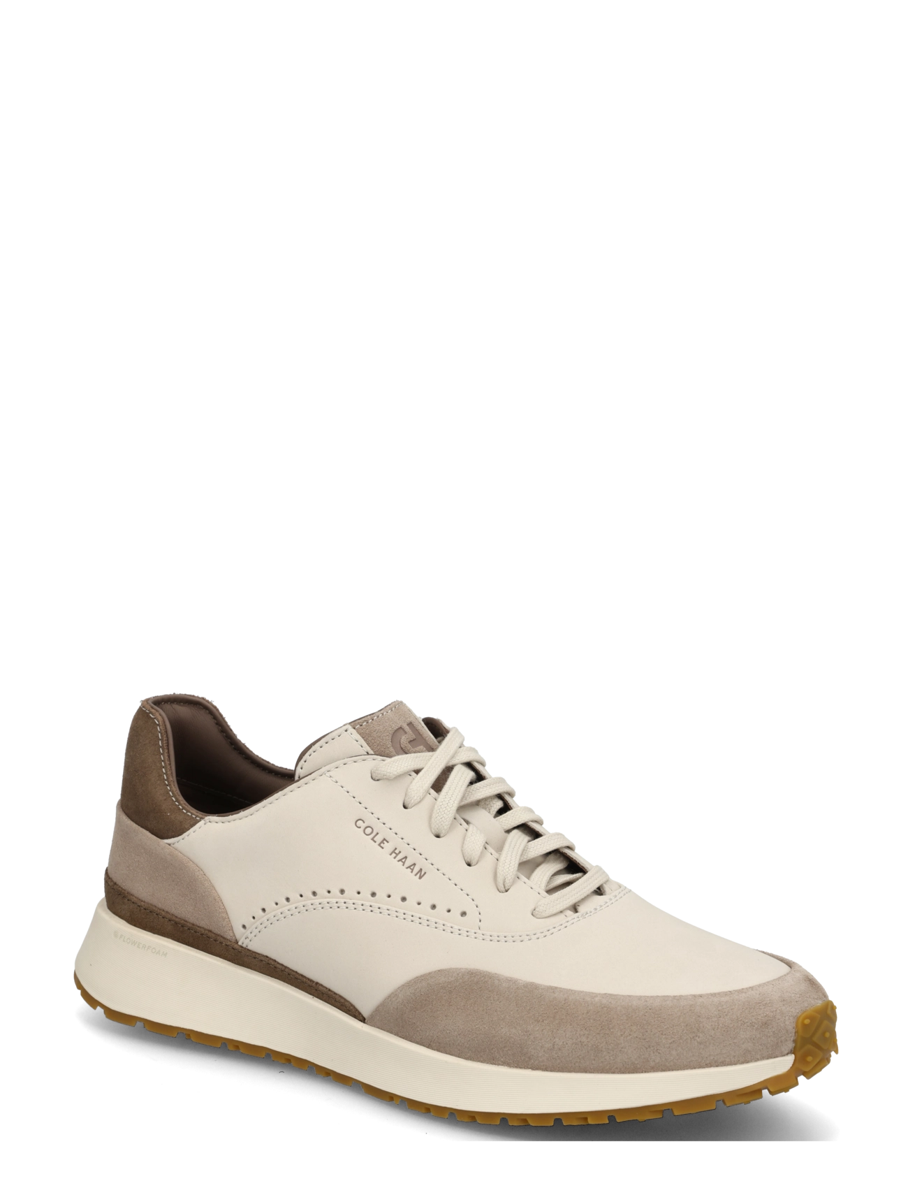 Cole Haan GRANDPRO LUXE MILE SNEAKERS - Cole Haan - PUMICE STONE NUBUCK / IRISH COFFEE / IVORY / cream
