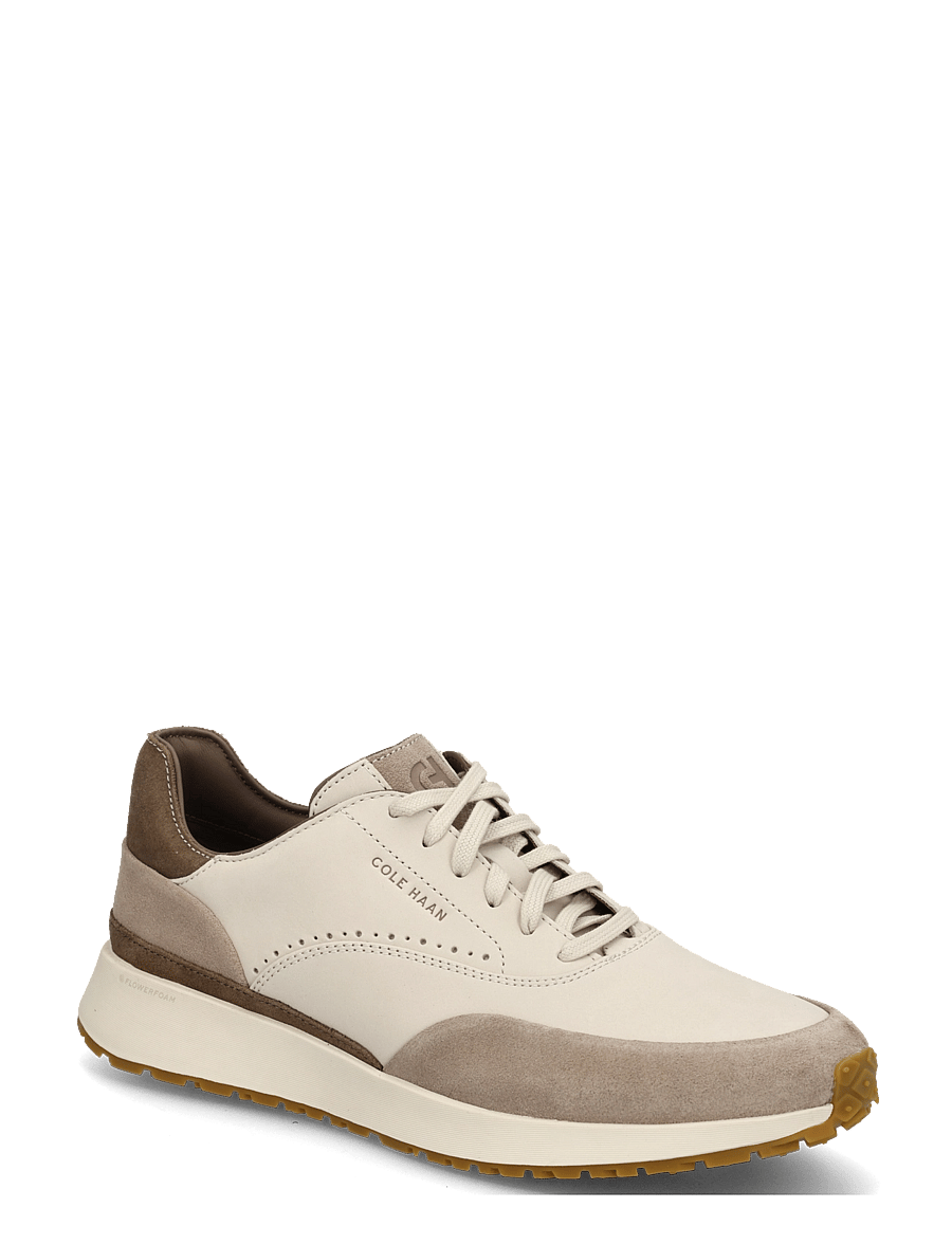 Cole Haan - GRANDPRO LUXE MILE SNEAKERS - låga sneakers - pumice stone nubuck / irish coffee / ivory - 0