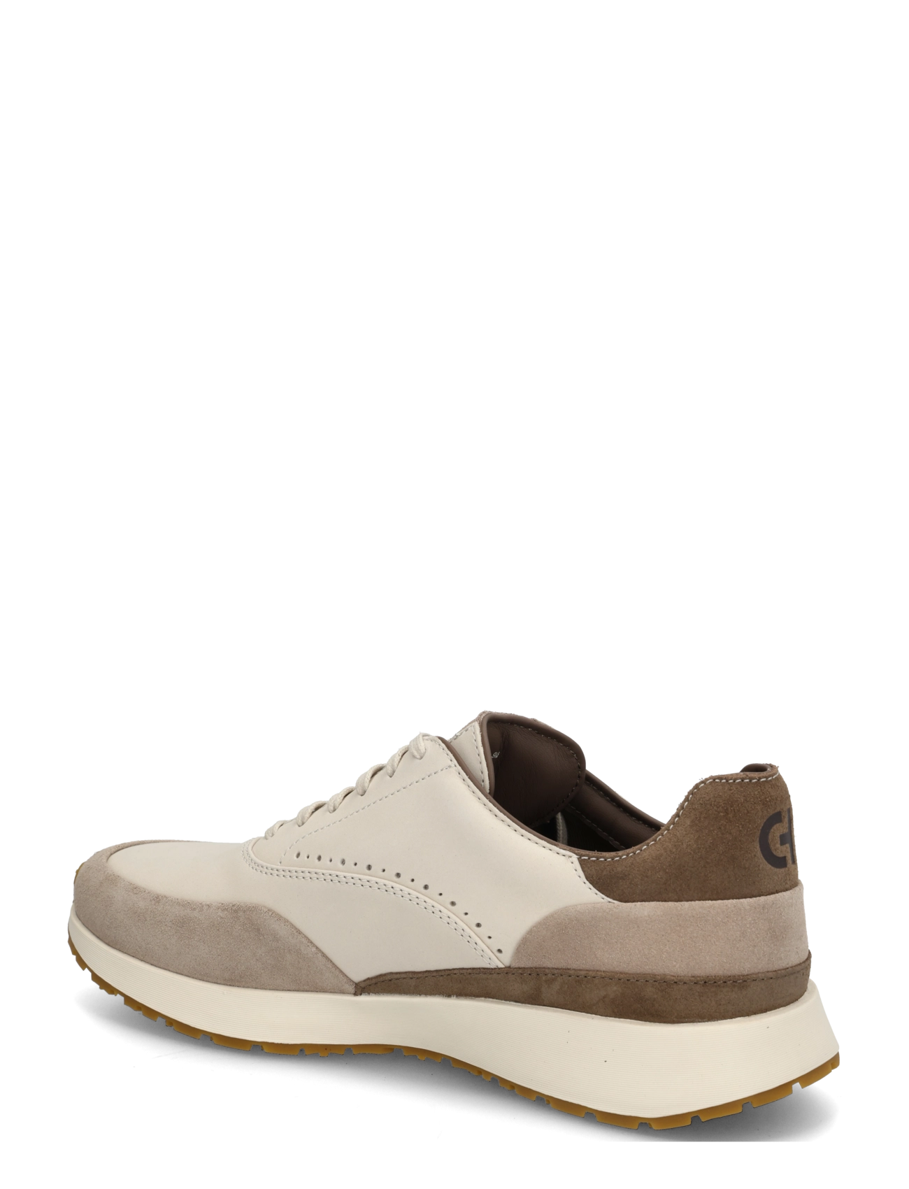 Cole Haan - GRANDPRO LUXE MILE SNEAKERS - låga sneakers - pumice stone nubuck / irish coffee / ivory - 1
