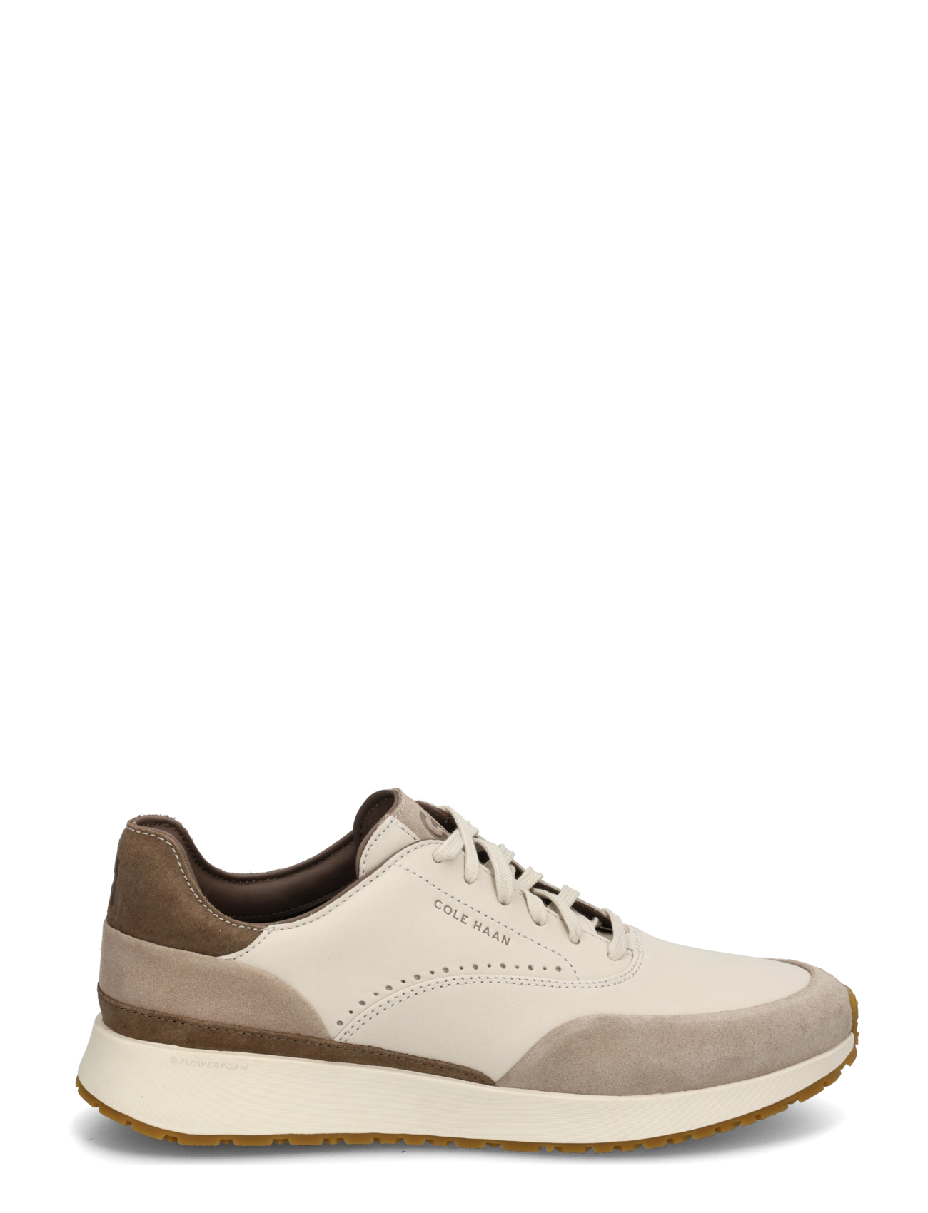 Cole Haan - GRANDPRO LUXE MILE SNEAKERS - låga sneakers - pumice stone nubuck / irish coffee / ivory - 2