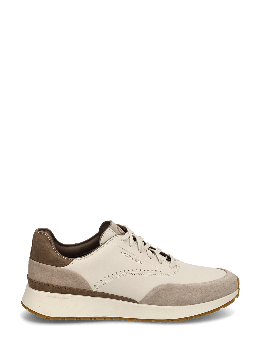 Cole Haan - GRANDPRO LUXE MILE SNEAKERS - låga sneakers - pumice stone nubuck / irish coffee / ivory - 2