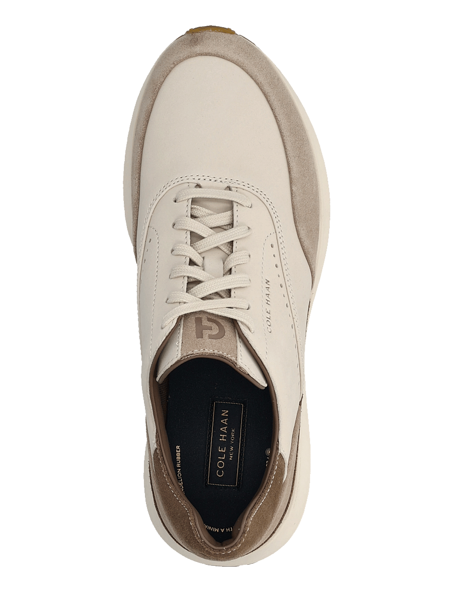 Cole Haan - GRANDPRO LUXE MILE SNEAKERS - låga sneakers - pumice stone nubuck / irish coffee / ivory - 3