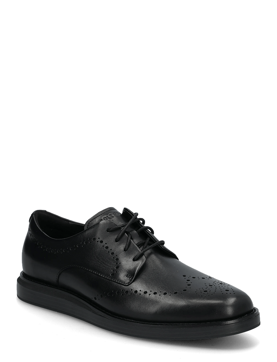 Cole Haan - GRAND NEOCLASSIC FLEXCRAFT WINGTIP OX - shoppa efter tillfälle - black / black - 0