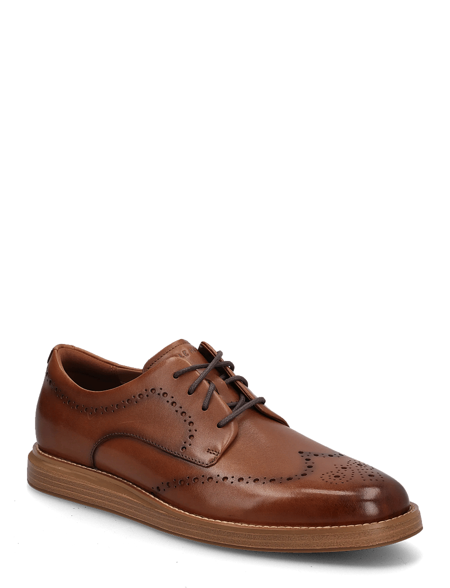 Cole Haan - GRAND NEOCLASSIC FLEXCRAFT WINGTIP OX - nach anlass kaufen - ch british tan / italian dark natural - 0