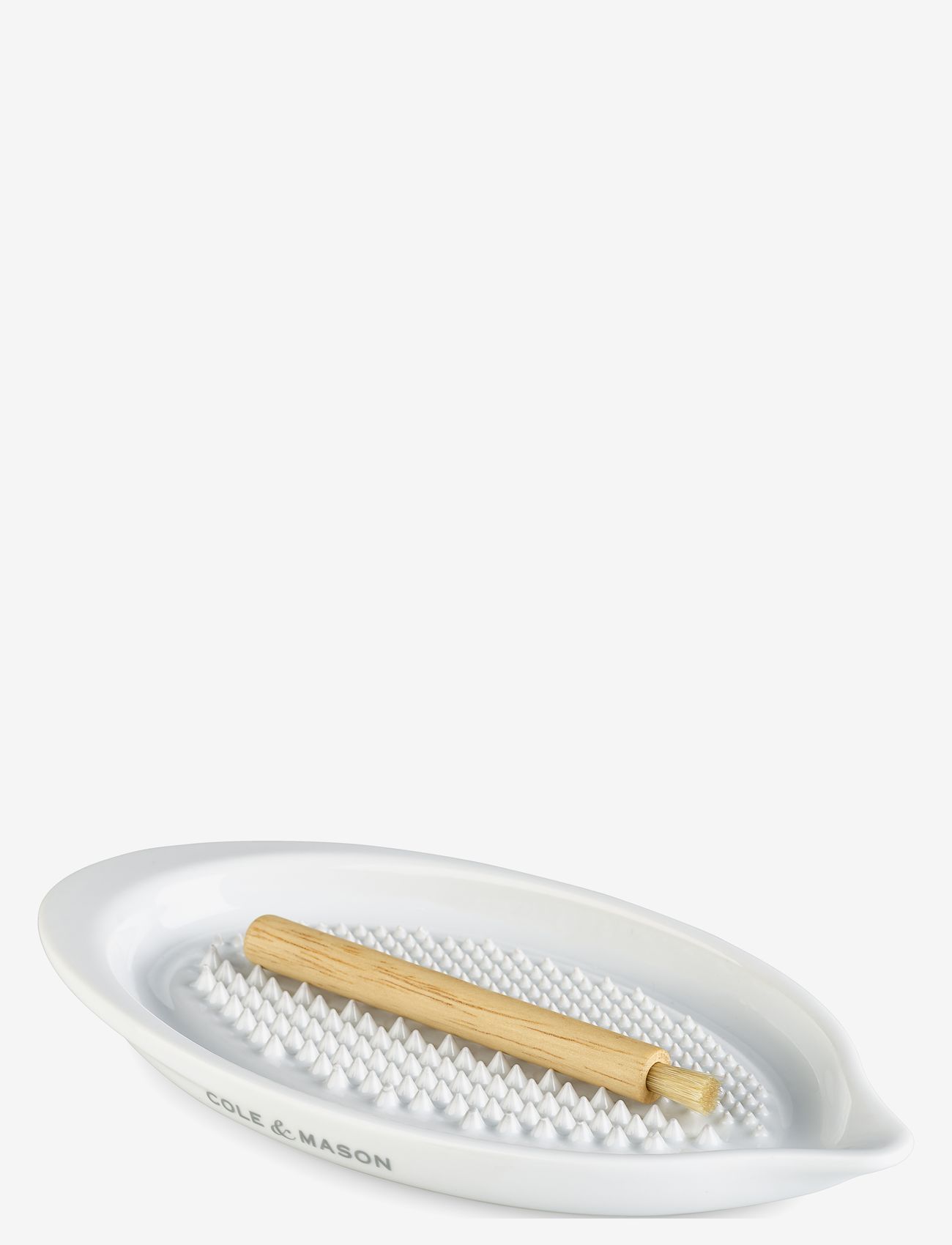 Cole & Mason - Ceramic Grater Plate - white - 0