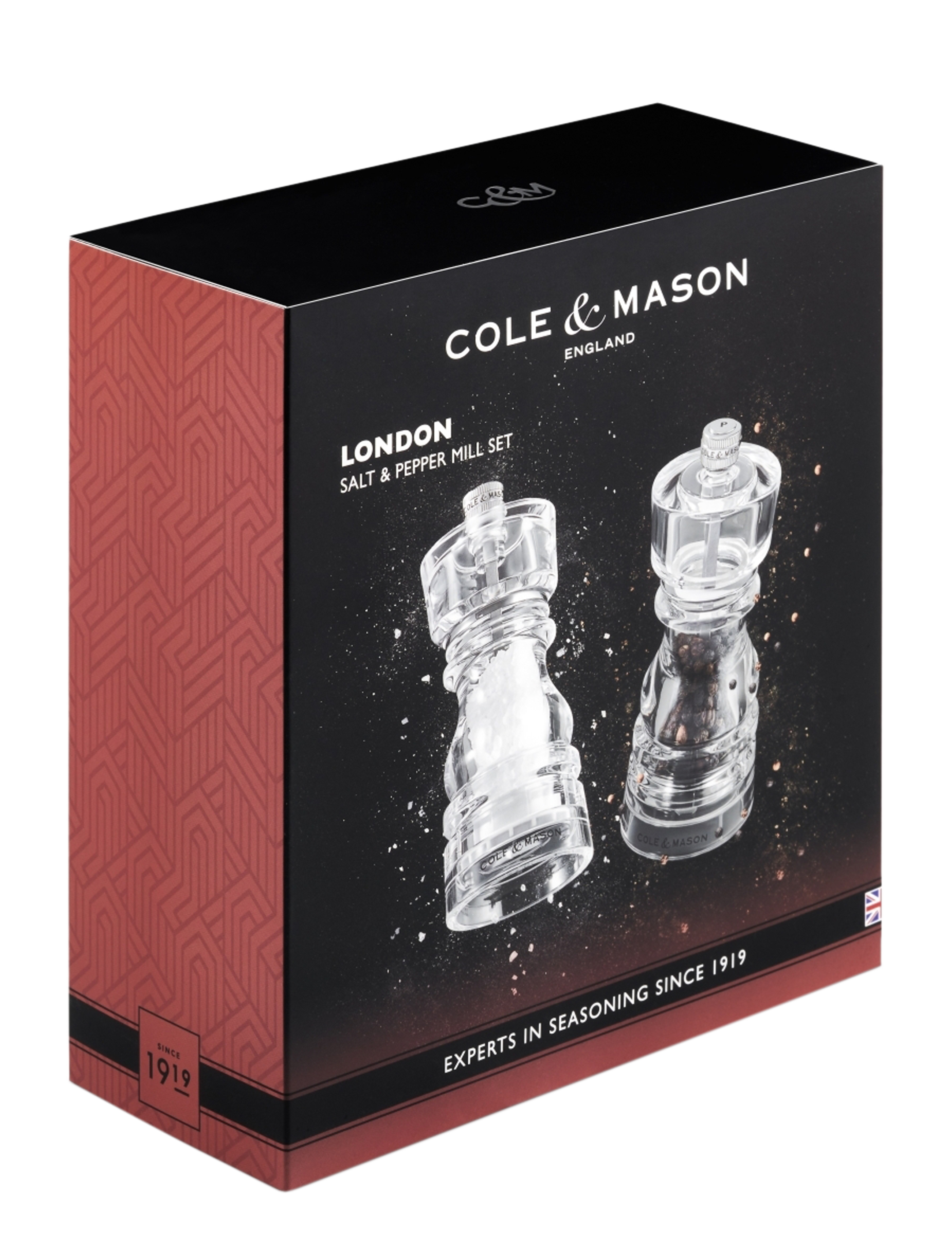 Cole & Mason - Kvarnset London cole&mason™ - salz- & pfefferstreuer - klar - 3
