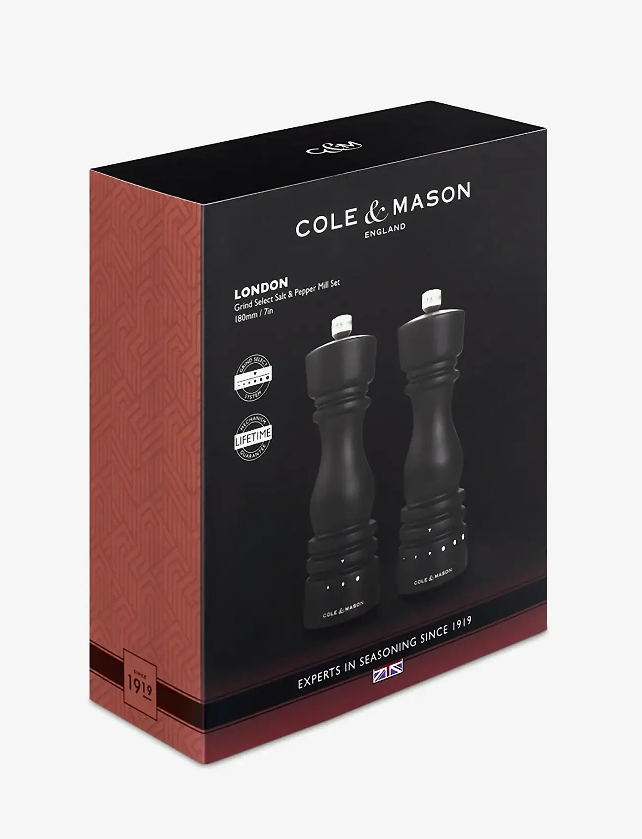 Cole & Mason - London Grind Select GS - salt & pepper grinders - chocolate - 1