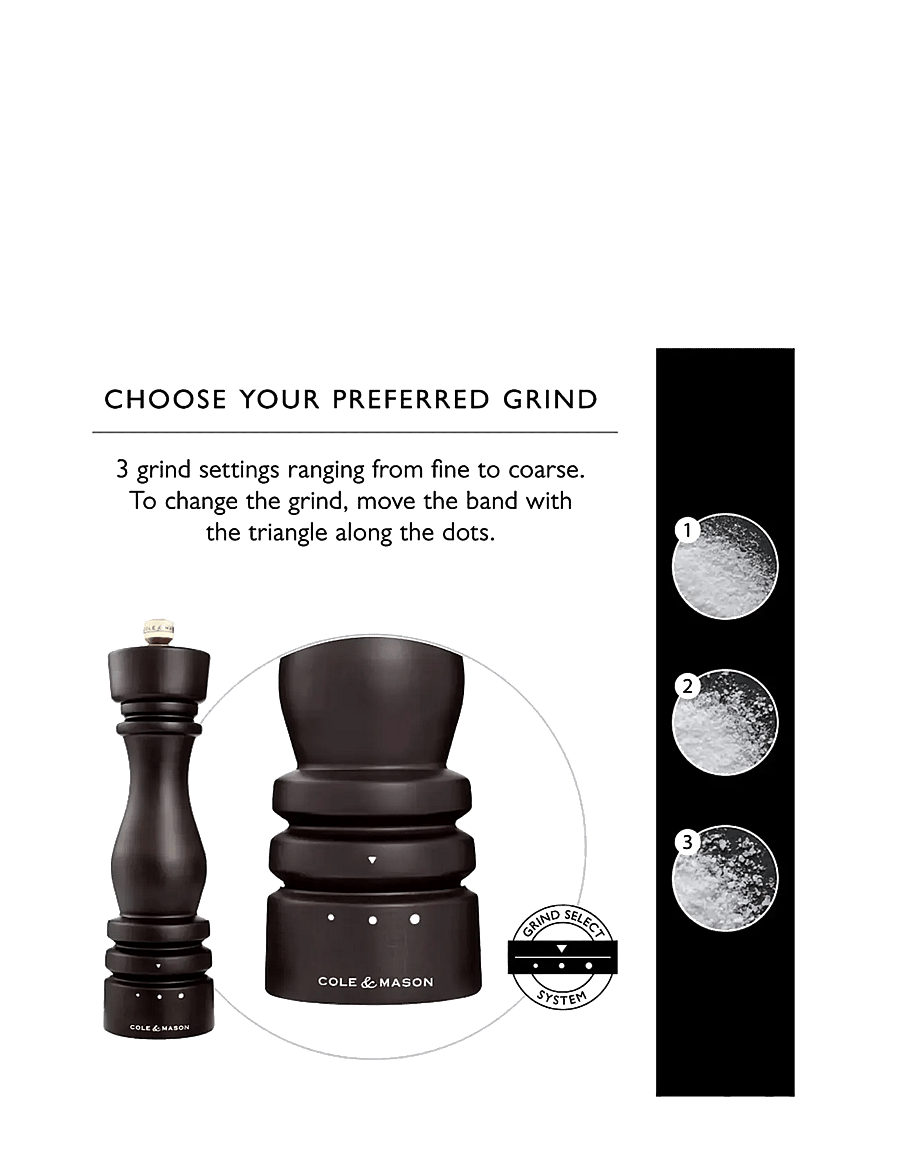 Cole & Mason - London Grind Select GS - salz- & pfefferstreuer - chocolate - 5