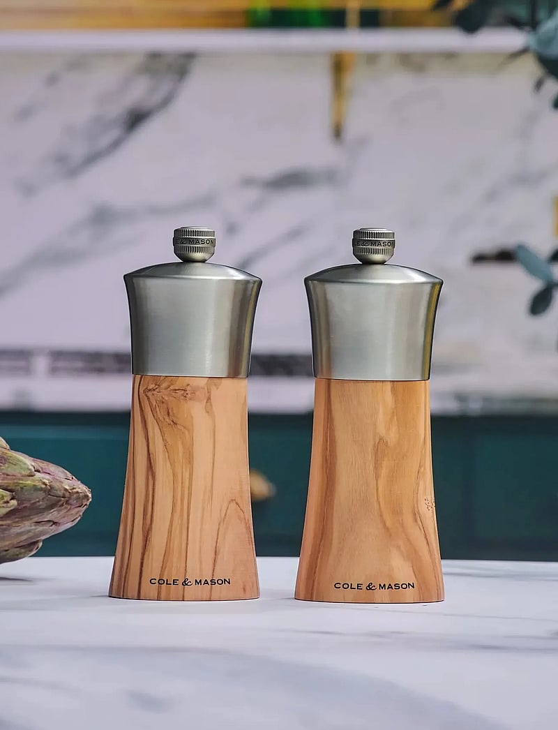 Cole & Mason - Saltmill Bromley cole&mason™ - salz- & pfefferstreuer - olive - silver - 1