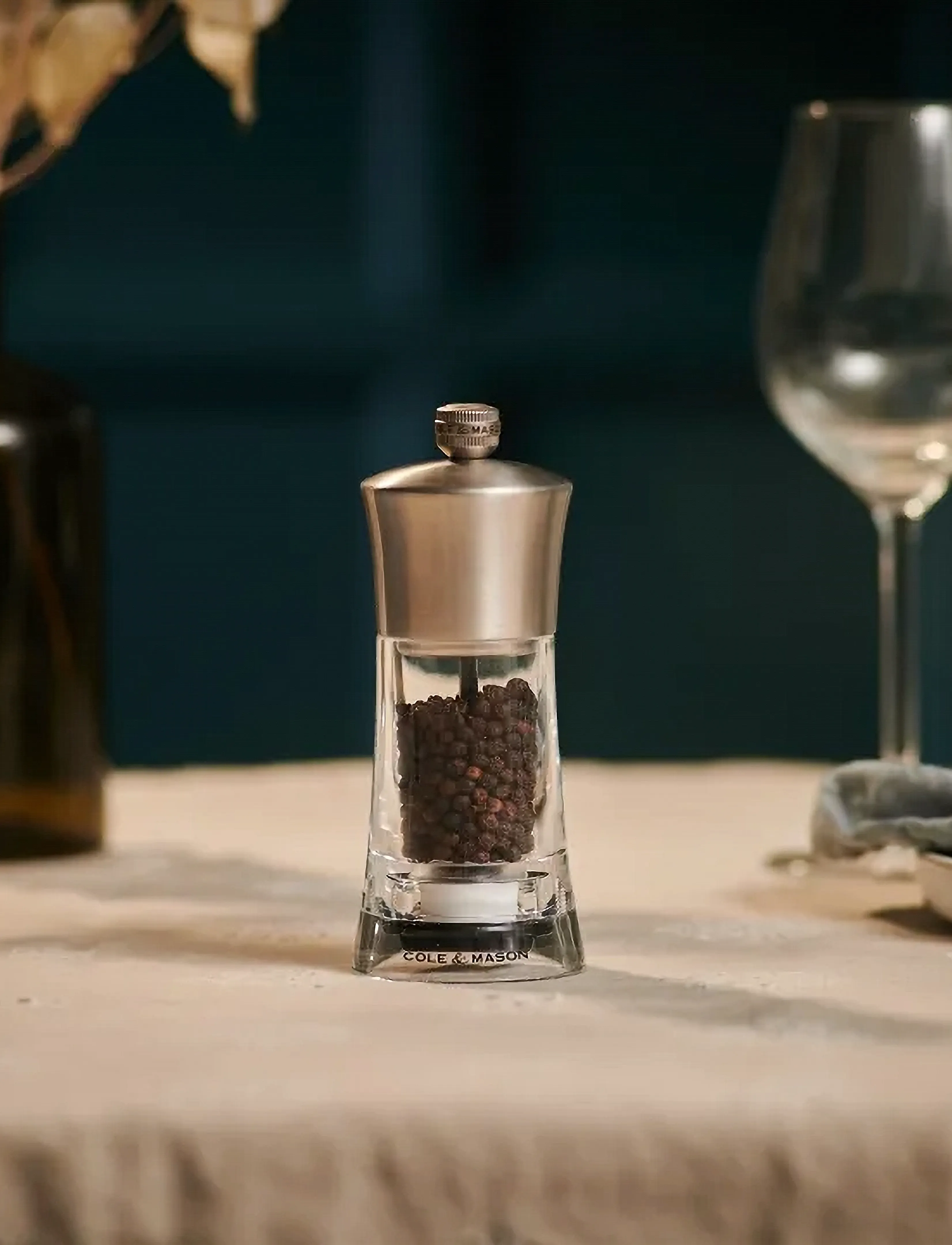 Cole & Mason Saltmill Bromley Cole&Mason , H15 cm, Grinders, Silber - Salt Pepper Shakers, Homeware