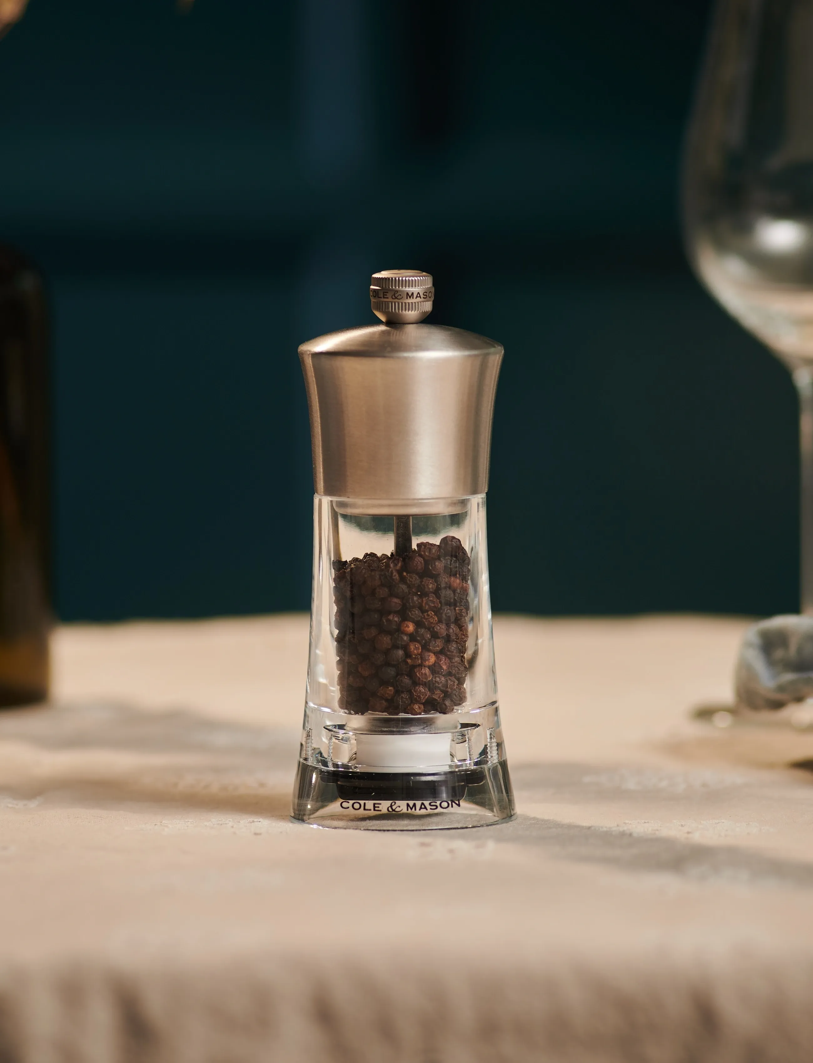 Cole & Mason Peppermill Bromley Cole&Mason , H15 cm, Grinders, Silber - Salt Pepper Shakers, Homeware