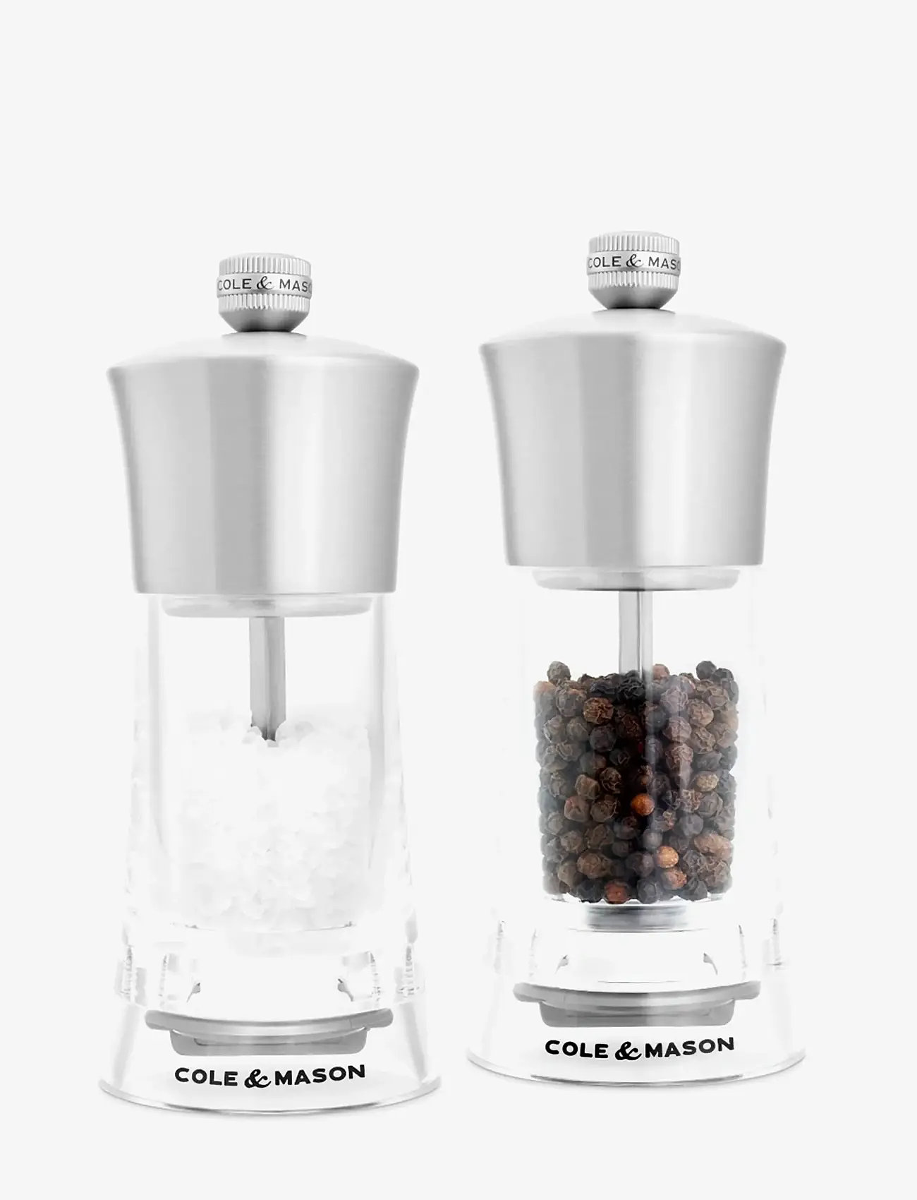 Cole & Mason - Kvarnset Bromley cole&mason™ - salt & pepper grinders - clear - silver - 1