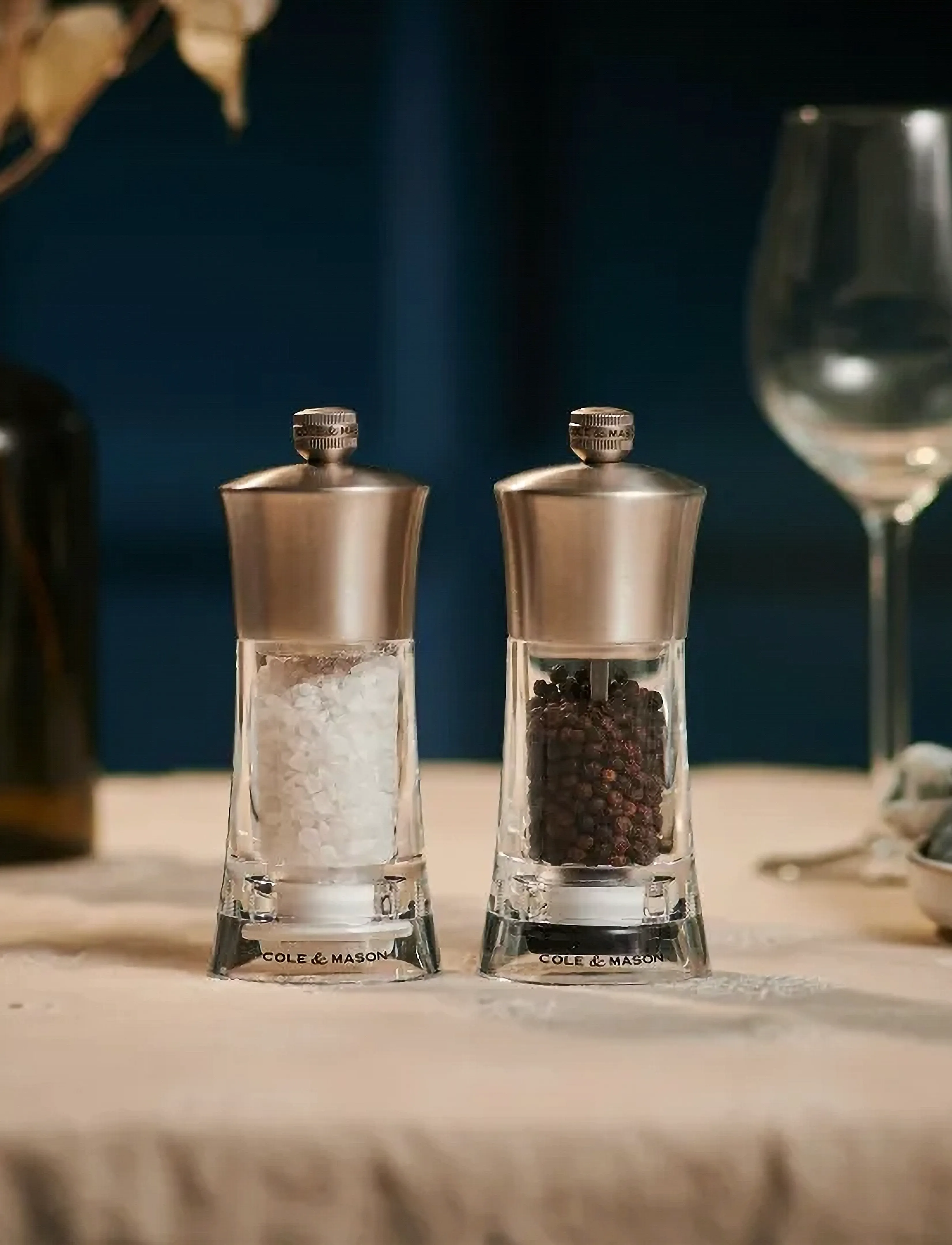 Cole & Mason Kvarnset Bromley Cole&Mason , H15 cm, Grinders, Silber - Salt Pepper Shakers, Homeware