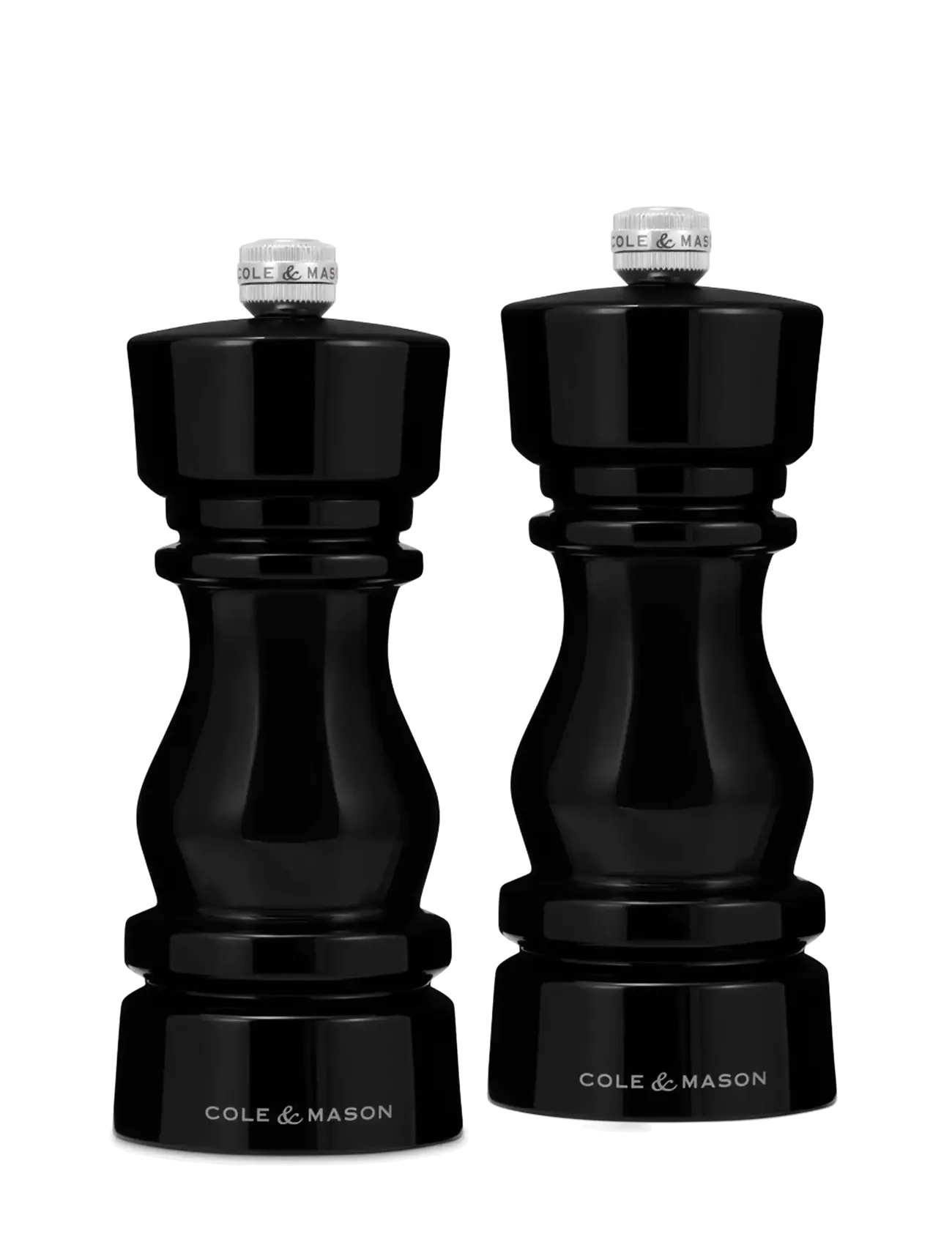 Cole & Mason Mill Set London Black Acrylic 15 Cm Cole&Mason , One Size, Grinders, Schwarz - Spice Homeware
