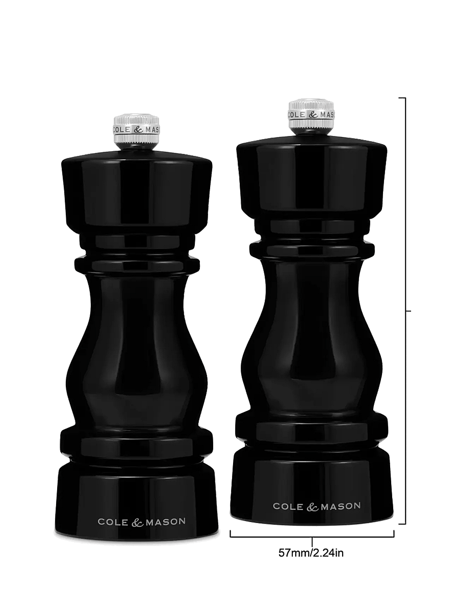 Cole & Mason - Mill set London Black Acrylic 15 cm COLE&MASON® - black - 1