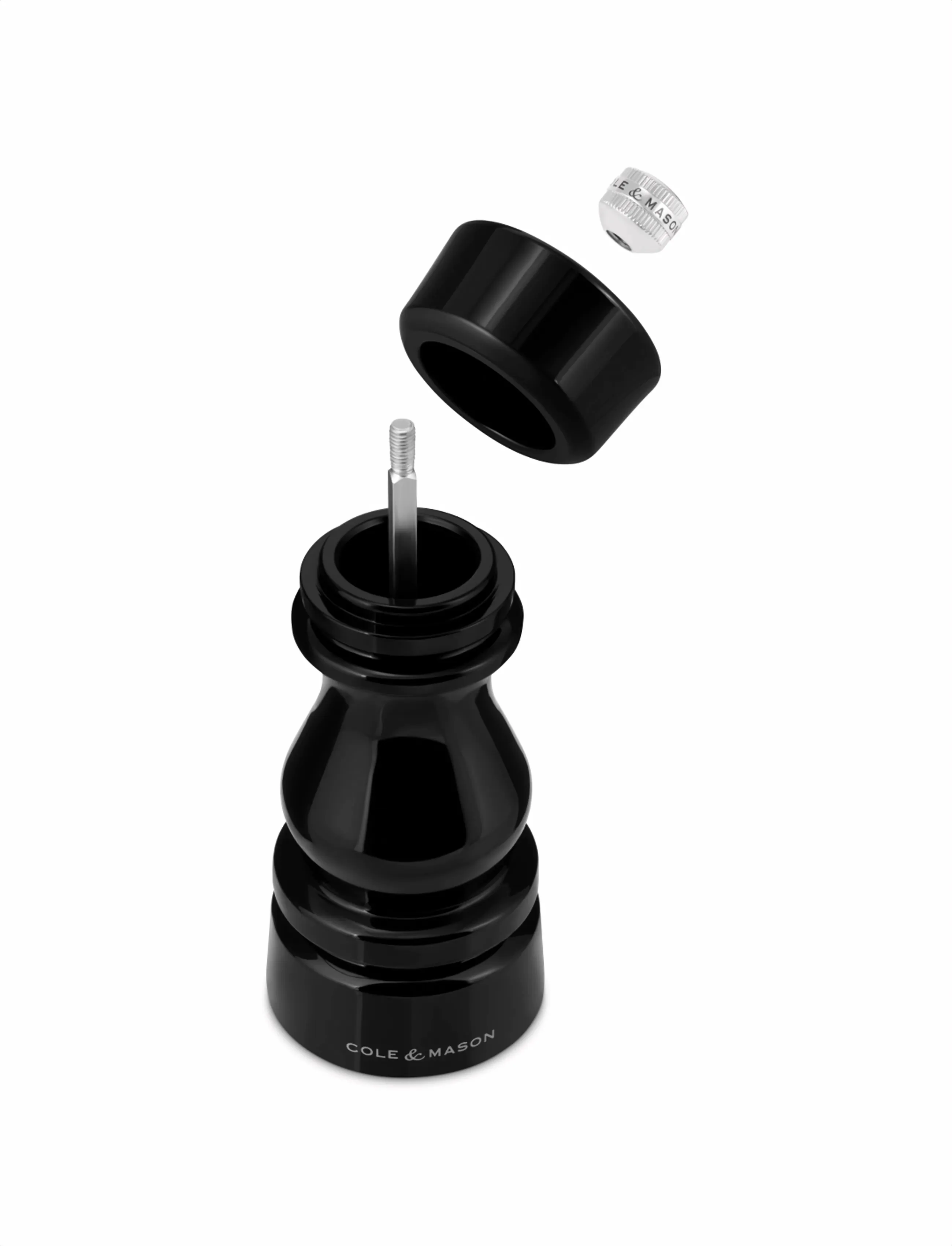 Cole & Mason - Mill set London Black Acrylic 15 cm COLE&MASON® - black - 3