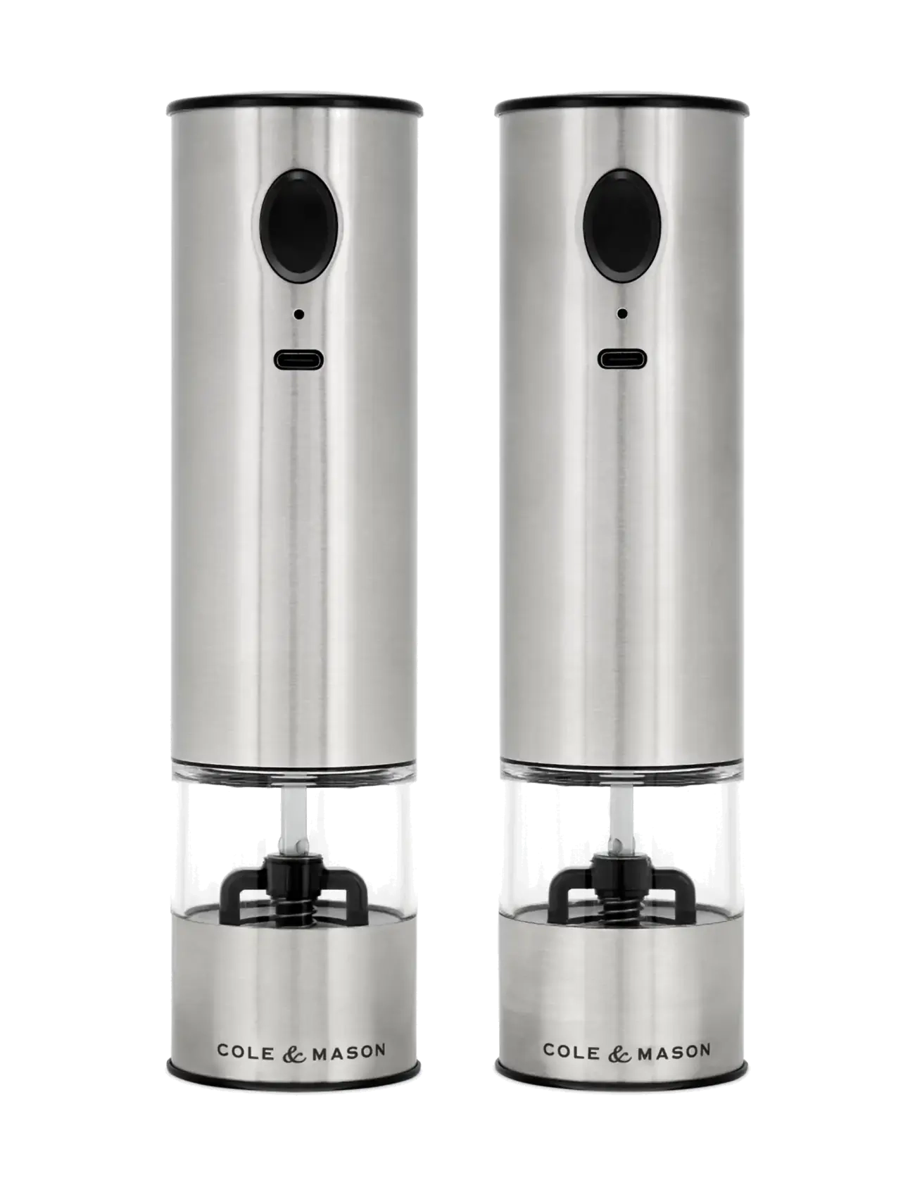 Cole & Mason Mill Set Electric USB Battersea Stainless 21 cm COLE&MASON® - Köök - STAINLESS/CLEAR / silver