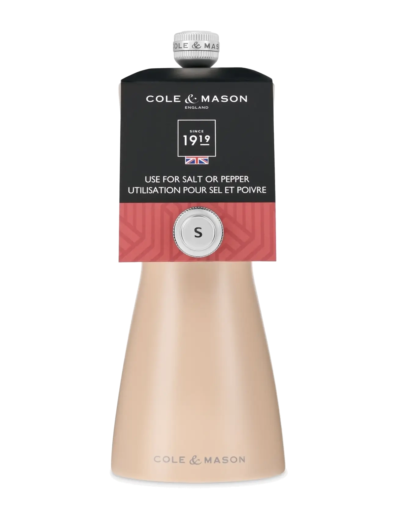 Cole & Mason - Salt/Pepper Mill Kenton Himalayan 15 cm COLE&MASON® - salt & peberkværne - nude - 4