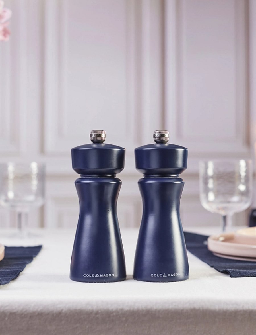 Cole & Mason - Salt/Pepper Mill Kenton Persian Blue 15 cm COLE&MASON® - salz- & pfefferstreuer - dark blue - 0