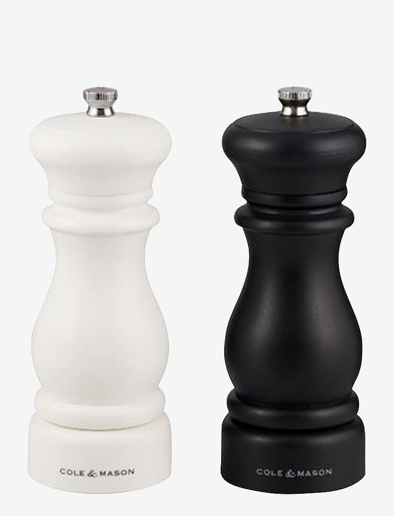 Cole & Mason - Southwold Plastic Capstan GS - Classic - gewürzmühlen - black/white - 0