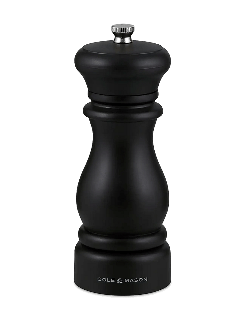 Cole & Mason - Southwold Plastic Capstan GS - Classic - salz- & pfefferstreuer - black/white - 2