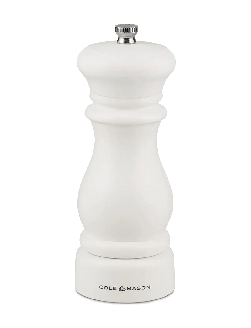 Cole & Mason - Southwold Plastic Capstan GS - Classic - salz- & pfefferstreuer - black/white - 3